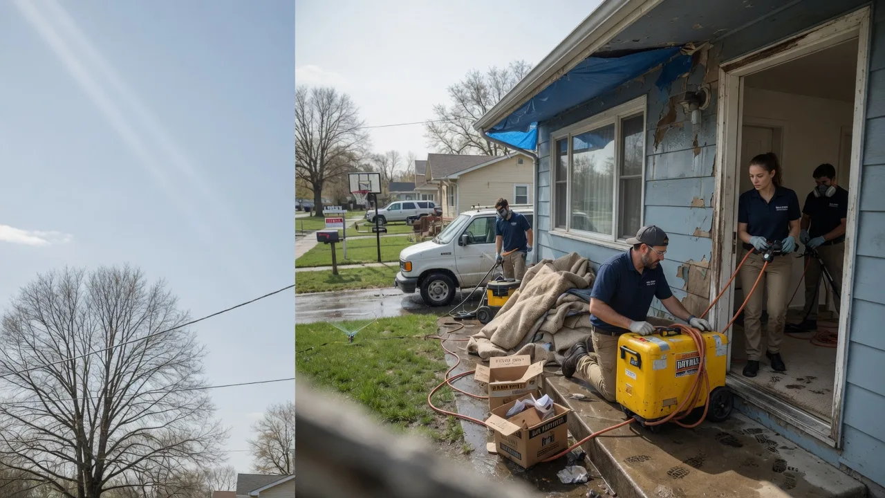 Basement Flood Cleanup in Drummonds, TN near me